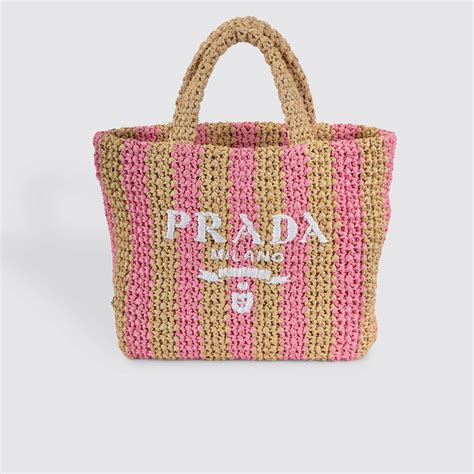 prada pink stripe bag|pink fluffy prada bag.